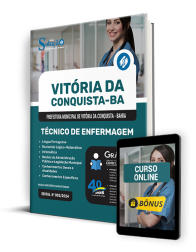 Capa Apostila Prefeitura de Vitória da Conquista - BA  - Técnico de Enfermagem