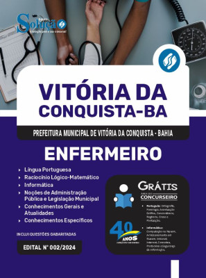 Apostila Prefeitura de Vitória da Conquista - BA  - Enfermeiro - Imagem 3