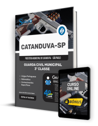 Capa Apostila Prefeitura de Catanduva - SP  - Guarda Civil Municipal - 3ª Classe
