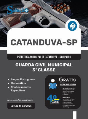 Apostila Prefeitura de Catanduva - SP  - Guarda Civil Municipal - 3ª Classe - Imagem 3