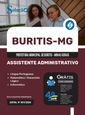 Apostila Prefeitura de Buritis - MG em PDF  - Assistente Administrativo - Imagem 1
