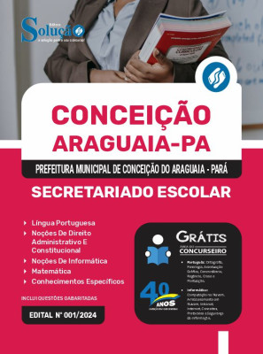 Apostila Prefeitura de Conceição do Araguaia - PA  - Secretariado Escolar - Imagem 3