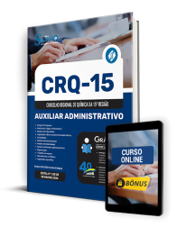 Capa Apostila CRQ-15  - Auxiliar Administrativo