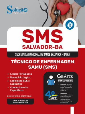Apostila SMS Salvador  - Técnico de Enfermagem - SAMU (SMS) - Imagem 3