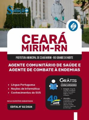 Apostila Prefeitura de Ceará Mirim - RN  - Agente Comunitário de Saúde e Agente de Combate à Endemias - Imagem 3