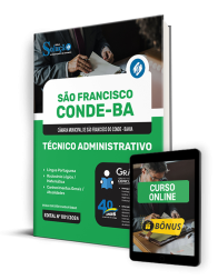 Capa Apostila Câmara de São Francisco do Conde - BA  - Técnico Administrativo