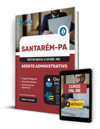 Capa Apostila Prefeitura de Santarém - PA  - Agente Administrativo