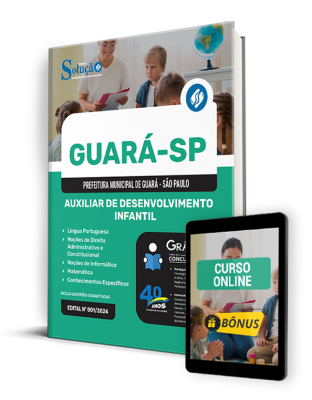 Apostila Prefeitura de Guará - SP  - Auxiliar de Desenvolvimento Infantil - Imagem 1
