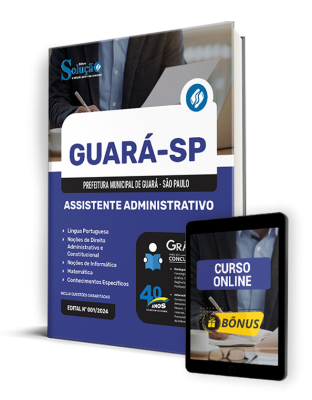 Apostila Prefeitura de Guará - SP  - Assistente Administrativo - Imagem 1