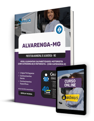Apostila Prefeitura de Alvarenga - MG  - Nível Elementar (Alfabetizado): Motorista - Imagem 1
