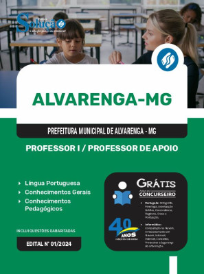 Apostila Prefeitura de Alvarenga - MG  - Professor I e Professor de Apoio - Imagem 3