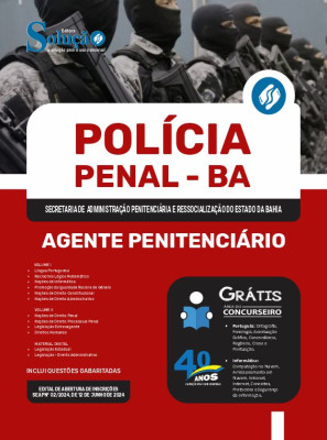 Apostila Polícia Penal - BA em PDF  - Agente Penitenciário - Imagem 1