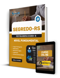 Capa Apostila Prefeitura de Segredo - RS  - Nível Fundamental