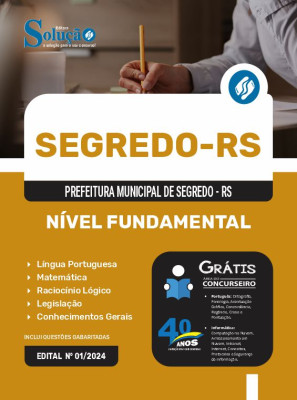 Apostila Prefeitura de Segredo - RS  - Nível Fundamental - Imagem 3