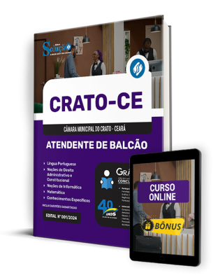 Apostila Câmara do Crato - CE  - Atendente de Balcão - Imagem 1