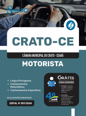 Apostila Câmara do Crato - CE em PDF  - Motorista - Imagem 1