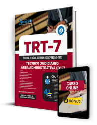 Capa Apostila TRT7  - Técnico Judiciário - Área Administrativa (Q17)