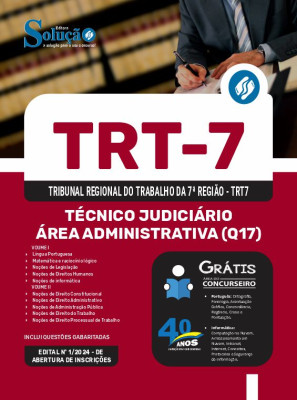 Apostila TRT7  - Técnico Judiciário - Área Administrativa (Q17) - Imagem 3