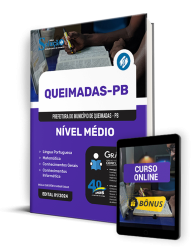 Capa Apostila Prefeitura de Queimadas - PB  - Nível Médio