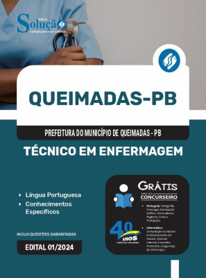 Apostila Prefeitura de Queimadas - PB  - Técnico em Enfermagem - Imagem 3