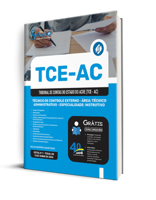 Apostila TCE-AC  - Técnico de Controle Externo - Área: Técnico Administrativo - Especialidade: Instrutivo (Cargo 19) - Imagem 2