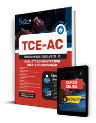 Capa Apostila TCE-AC  - Analista Administrativo - Área: Administração (Cargo 1)