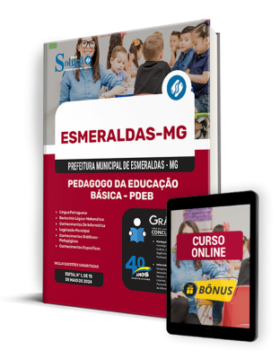 Apostila Prefeitura de Esmeraldas - MG  - Pedagogo da Educação Básica - PDEB - Imagem 1