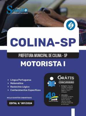 Apostila Prefeitura de Colina - SP  - Motorista I - Imagem 3