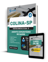 Capa Apostila Prefeitura de Colina - SP  - Agente Comunitário de Saúde