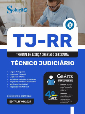 Apostila TJ-RR  - Técnico Judiciário - Imagem 3