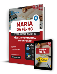 Capa Apostila Prefeitura de Maria da Fé - MG  - Nível Fundamental Incompleto