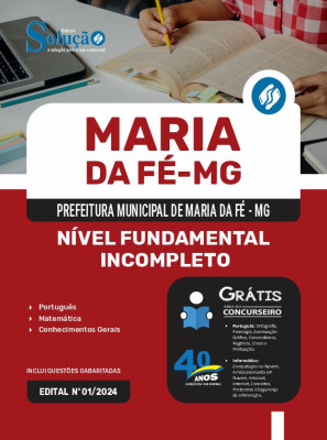 Apostila Prefeitura de Maria da Fé - MG  - Nível Fundamental Incompleto - Imagem 3