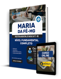 Capa Apostila Prefeitura de Maria da Fé - MG  - Nível Fundamental Completo