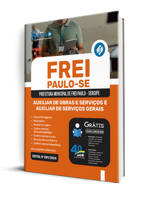 Apostila Prefeitura de Frei Paulo - SE  - Auxiliar de Obras e Serviços e Auxiliar de Serviços Gerais - Imagem 2
