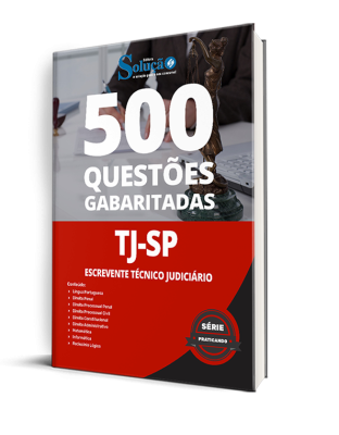 Caderno de Questões TJ-SP - Escrevente Técnico Judiciário - 500 Questões Gabaritadas - Imagem 1