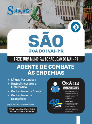 Apostila Prefeitura de São João do Ivaí - PR  - Agente de Combate às Endemias - Imagem 3