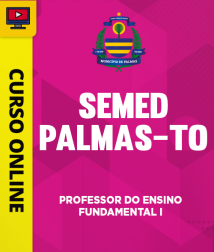 Capa Curso SEMED Palmas (TO) - Professor do Ensino Fundamental I