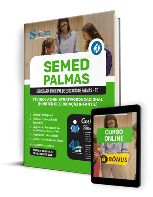 Apostila SEMED Palmas - TO  - Técnico Administrativo Educacional (Monitor de Educação Infantil) - Imagem 1
