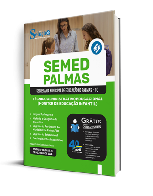 Apostila SEMED Palmas - TO  - Técnico Administrativo Educacional (Monitor de Educação Infantil) - Imagem 2