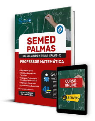 Apostila SEMED Palmas - TO  - Professor Matemática - Imagem 1