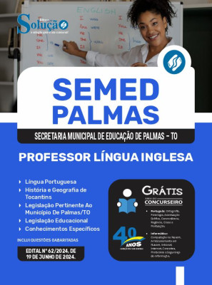 Apostila SEMED Palmas - TO  - Professor Língua Inglesa - Imagem 3