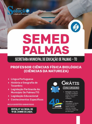 Apostila SEMED Palmas - TO  - Professor Ciências Física Biológica (Ciências da Natureza) - Imagem 3