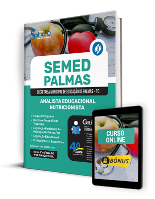 Apostila SEMED Palmas - TO  - Analista Educacional Nutricionista - Imagem 1
