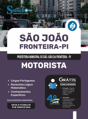 Apostila Prefeitura de São João da Fronteira - PI  - Motorista - Imagem 3