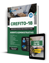 Capa Apostila CREFITO-18  - Agente Administrativo