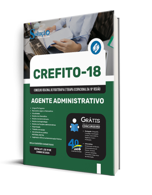 Apostila CREFITO-18  - Agente Administrativo - Imagem 2