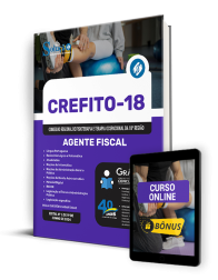 Capa Apostila CREFITO-18  - Agente Fiscal