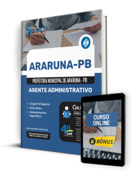 Capa Apostila Prefeitura de Araruna - PB  - Agente Administrativo