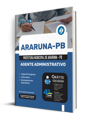 Apostila Prefeitura de Araruna - PB  - Agente Administrativo - Imagem 2