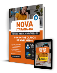 Capa Apostila Prefeitura de Nova Itarana - BA  - Comum aos Cargos de Nível Médio